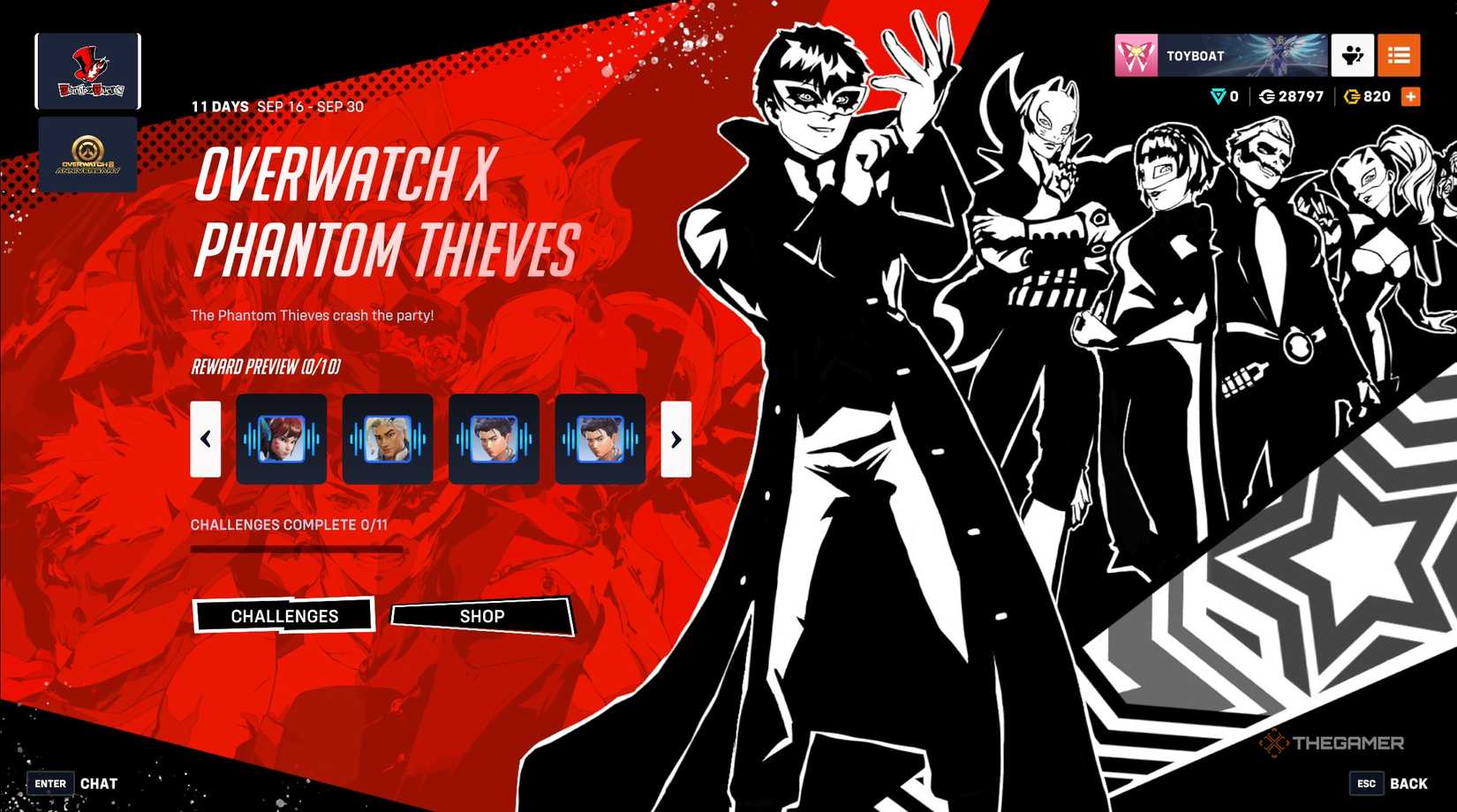 Overwatch 2 inicia evento crossover com Persona 5 e distribui itens da série até 29 de setembro - Imagem do artigo original