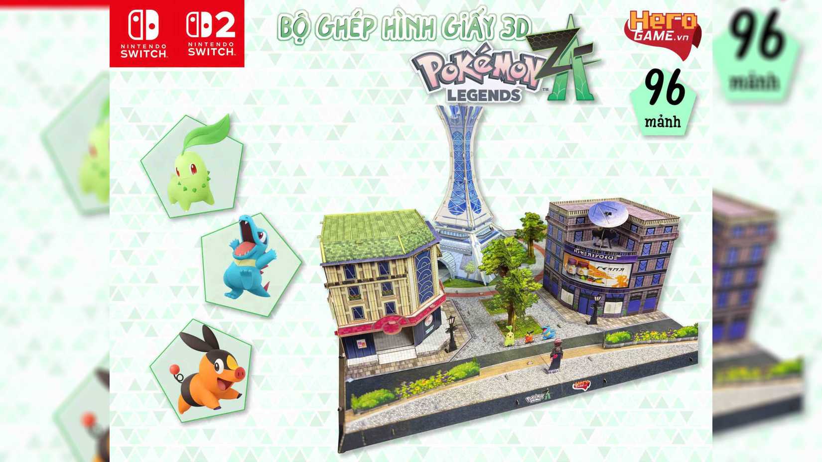 Diorama de Lumiose City vira brinde de pré-venda de Pokémon Legends: Z-A, mas só no Vietnã - Imagem do artigo original