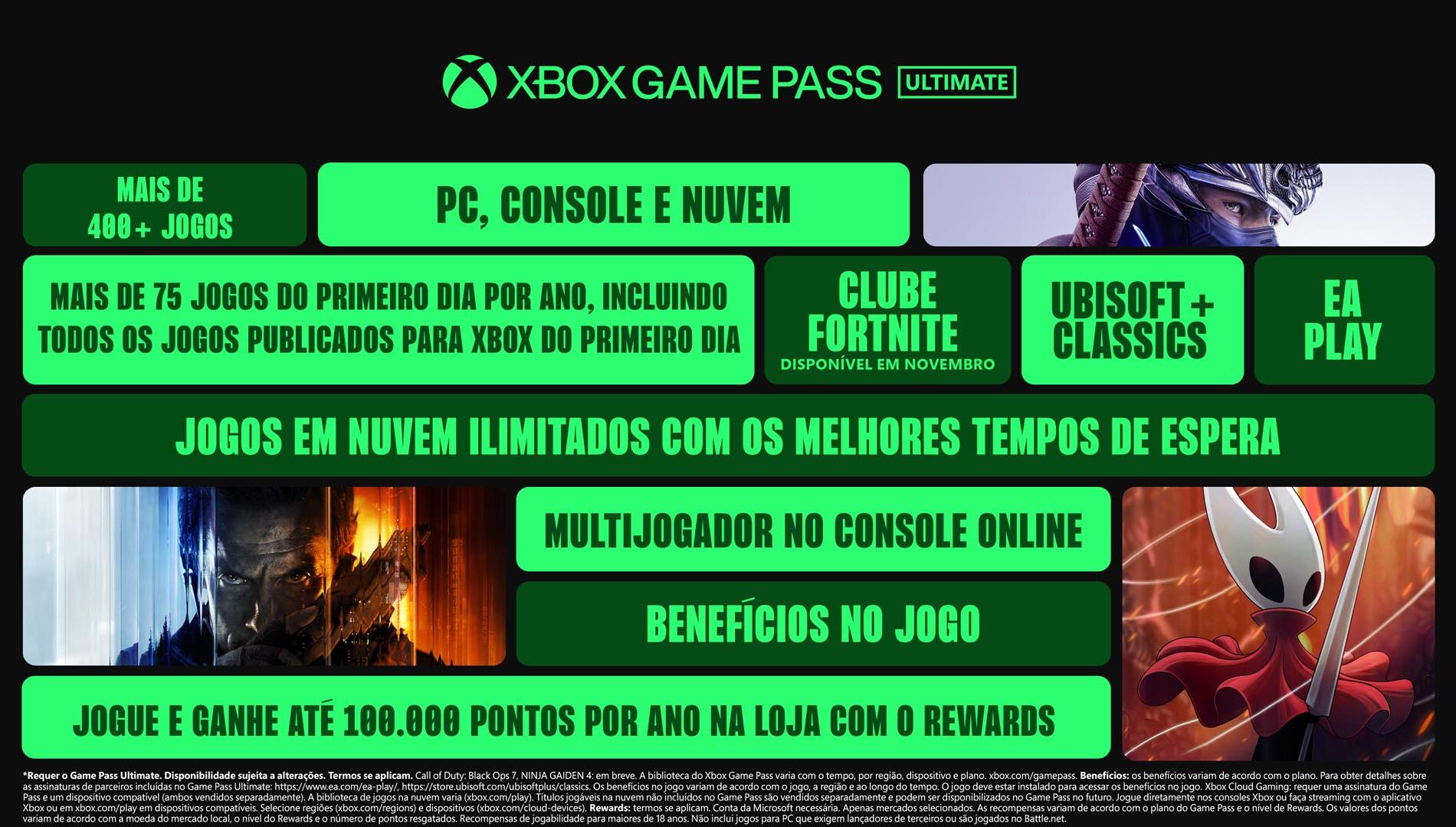 Assinantes atuais do Game Pass Ultimate manterão benefícios mesmo após reajuste - Imagem do artigo