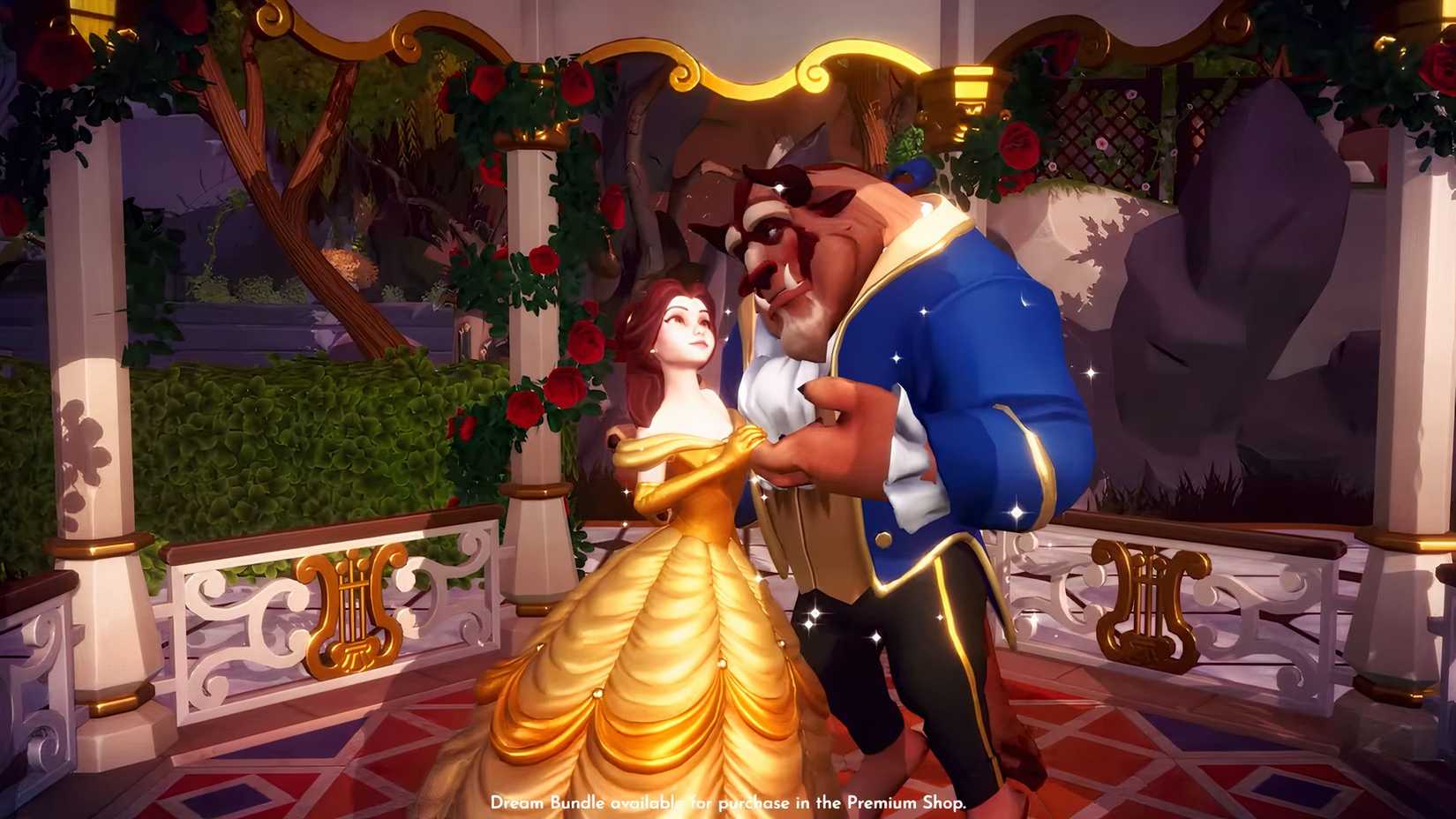Atualização “Return to Beast’s Castle” adiciona Belle e Fera a Disney Dreamlight Valley em outubro - Imagem do artigo original