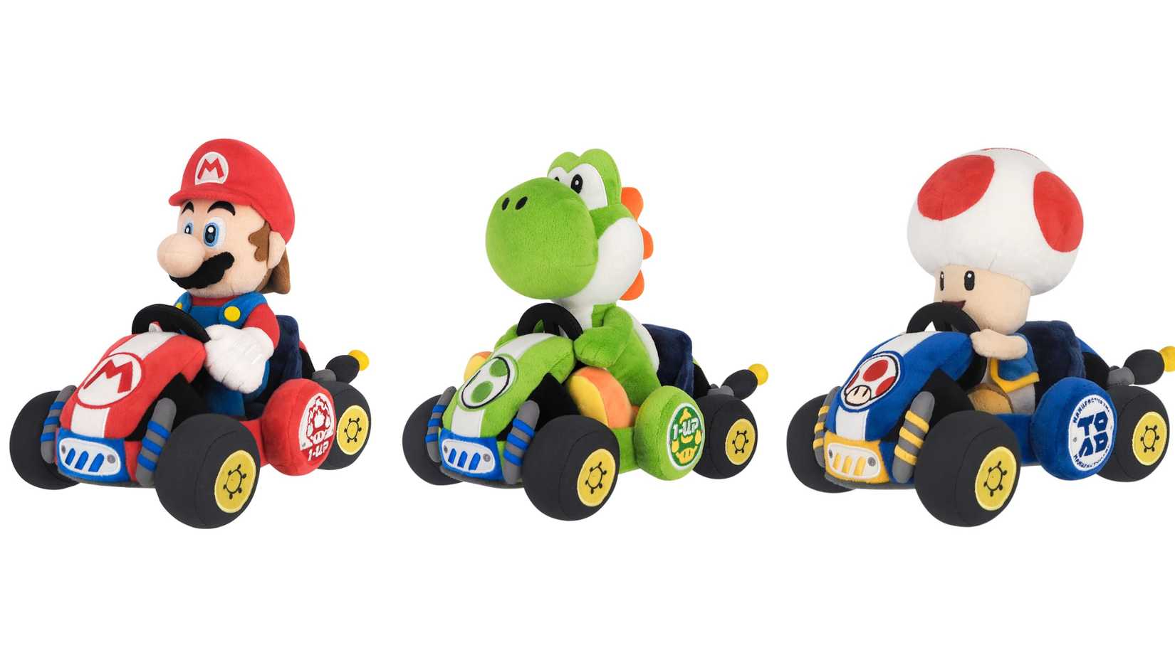 Pelúcias oficiais de Mario Kart World chegam em março de 2026 - Imagem do artigo original