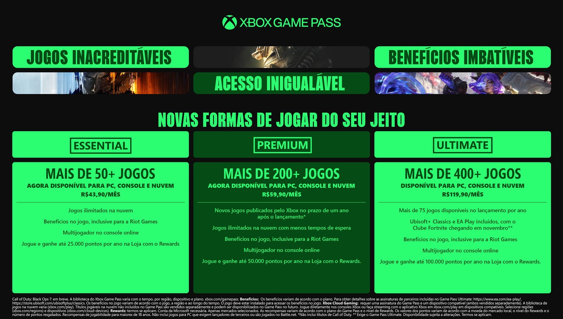 Microsoft define data para reajuste do Xbox Game Pass no Brasil; cobrança sobe em 4 de novembro - Imagem do artigo