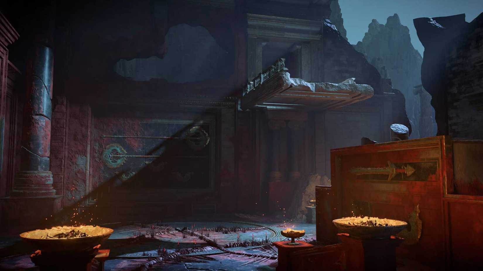 Imagens vazadas mostram projeto cancelado de God of War multiplayer ambientado na Grécia - Imagem do artigo original