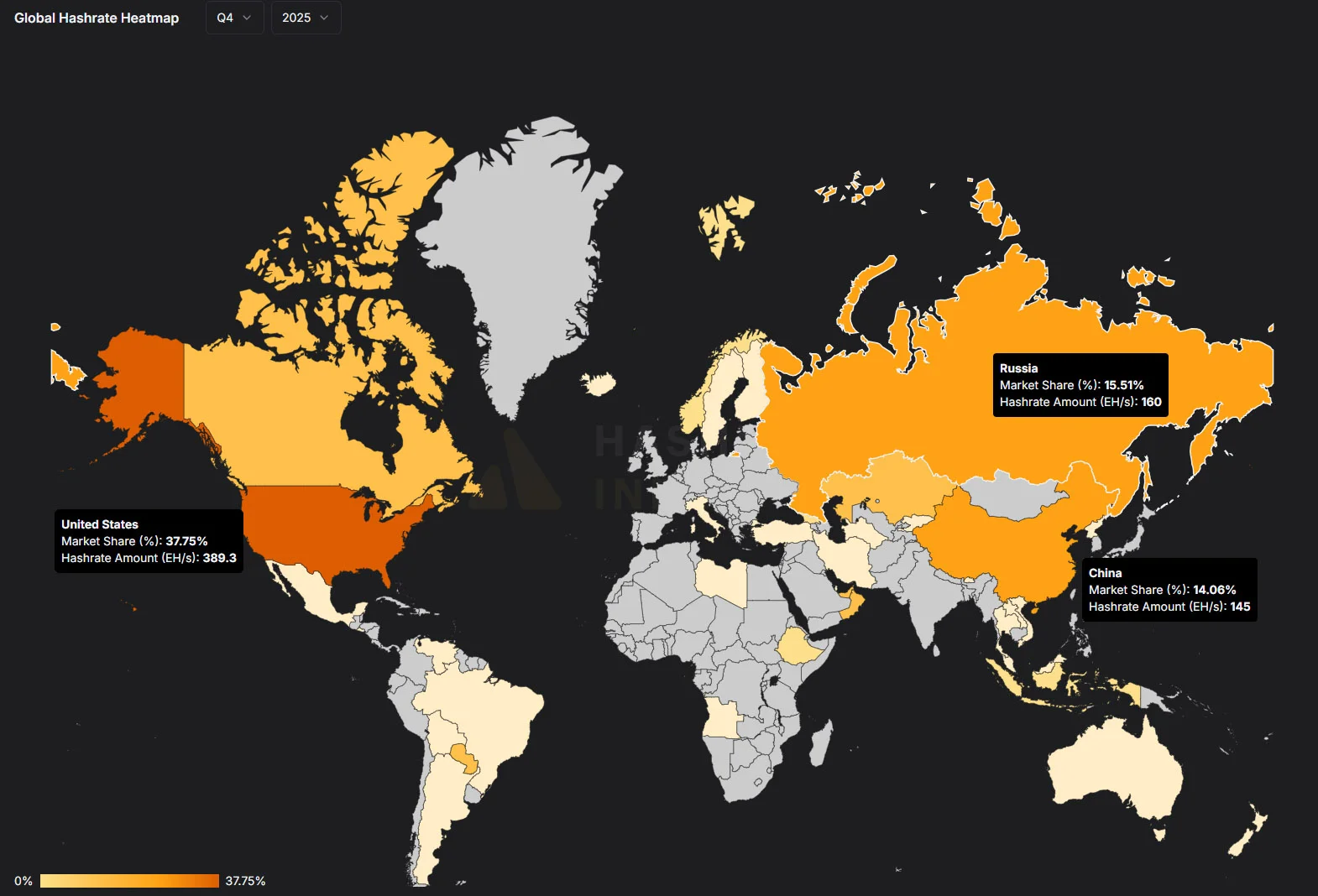 China ocupa 3º lugar no hashrate global de Bitcoin mesmo após proibições à mineração - Imagem do artigo