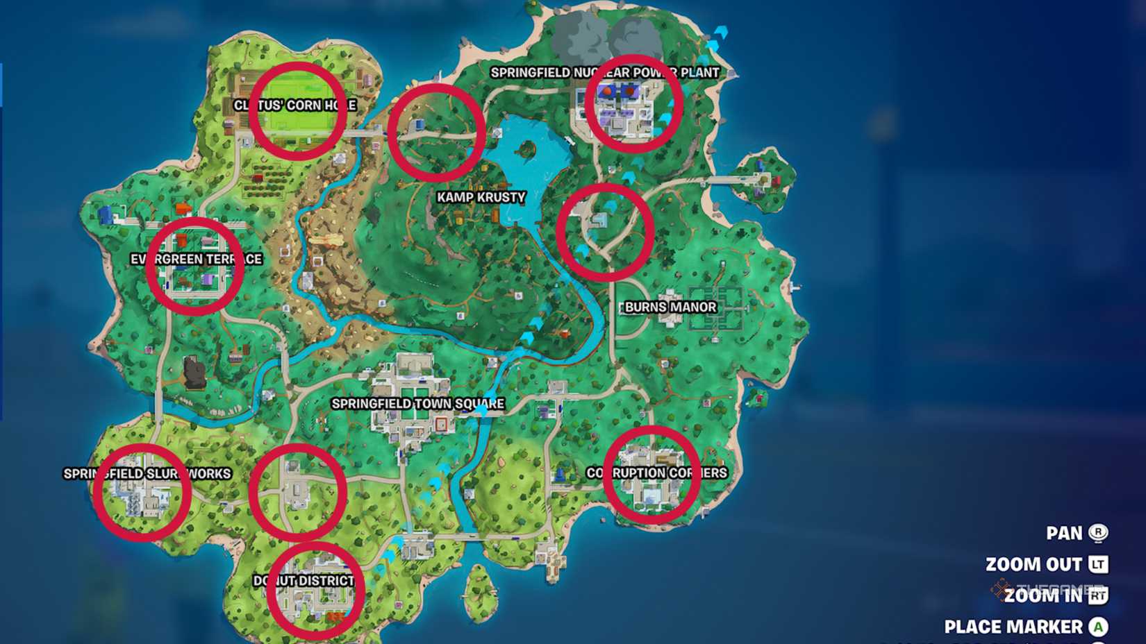 Fortnite Capítulo 6: veja onde encontrar e o que oferecem os 11 NPCs de Os Simpsons - Imagem do artigo original