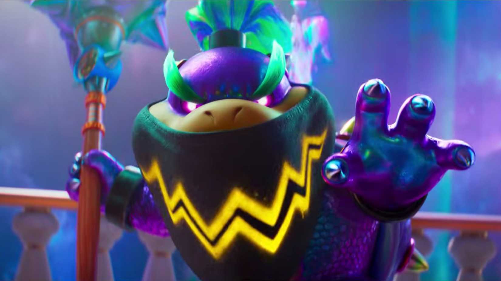 Trilha de Bowser Jr. em trailer de Super Mario Galaxy Movie é comparada ao tema do Prowler de Aranhaverso - Imagem do artigo original