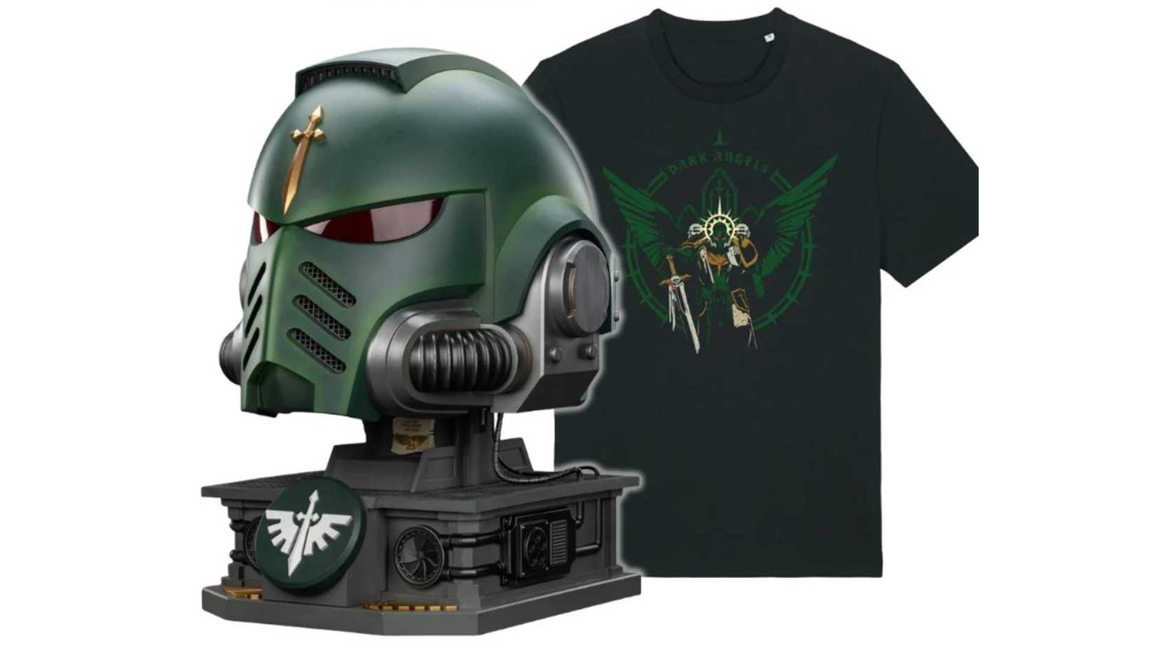 Capacete Dark Angels Mk X em tamanho real já pode ser reservado - Imagem do artigo original