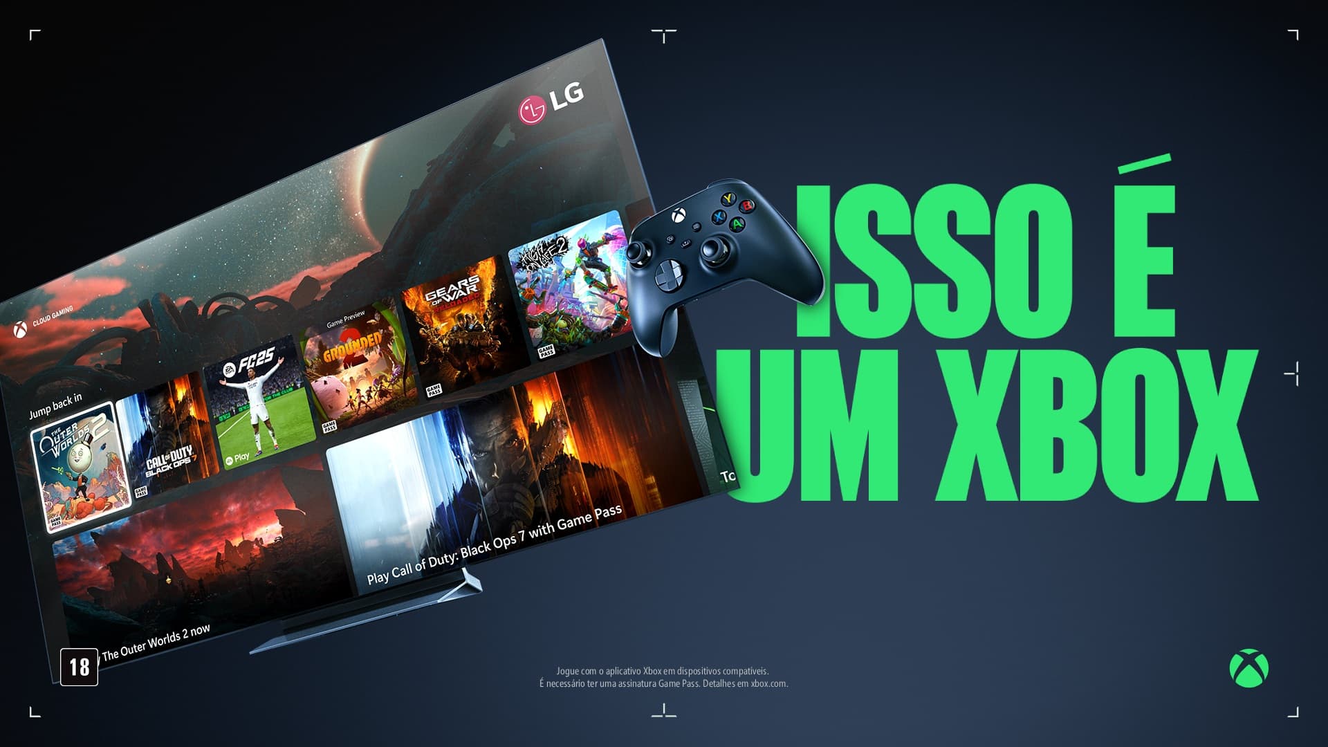 Xbox Cloud Gaming passa a funcionar em TVs LG e dispositivos Amazon Fire TV no Brasil - Imagem do artigo