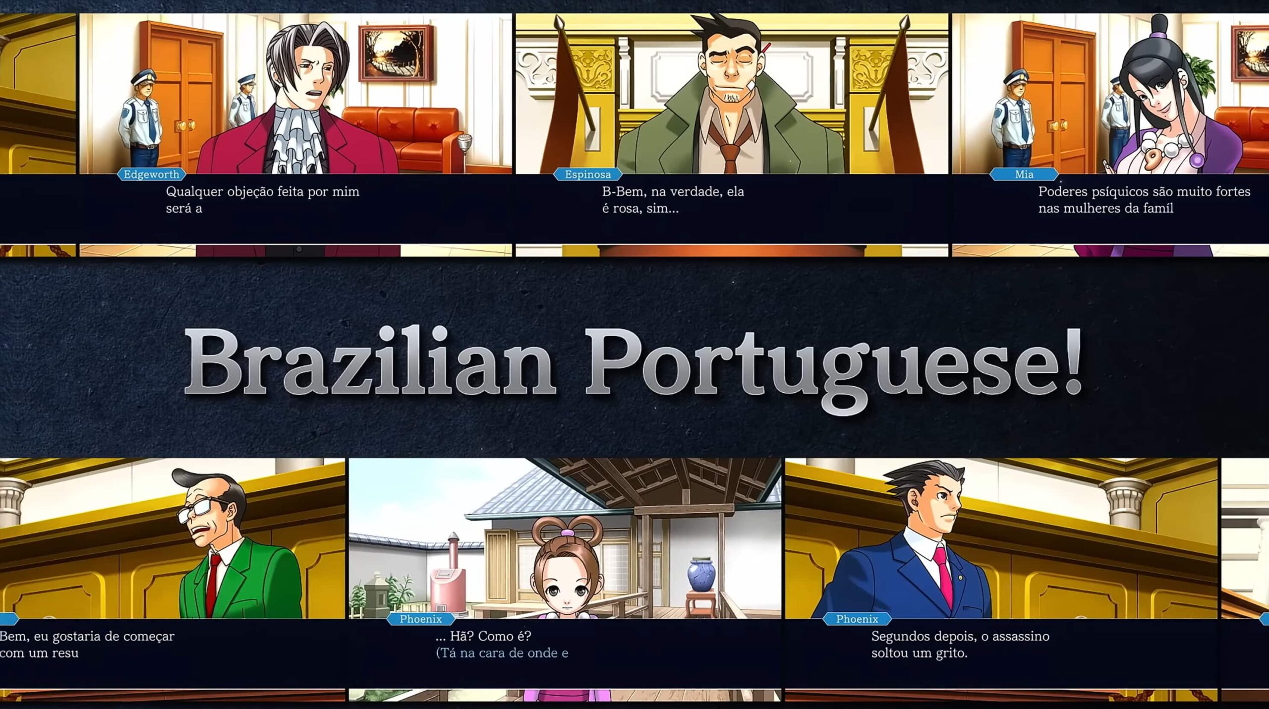 Phoenix Wright: Ace Attorney Trilogy recebe patch com localização em português do Brasil - Imagem do artigo