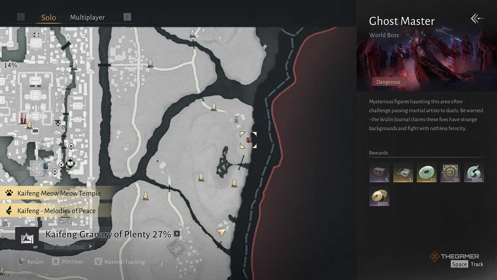 Guia para enfrentar a Ghost Master, chefe mundial de Where Winds Meet - Imagem do artigo original
