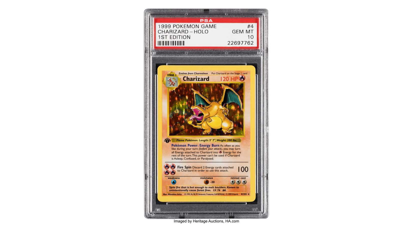 Carta Charizard de primeira edição é arrematada por US$ 550 mil e estabelece novo recorde - Imagem do artigo original