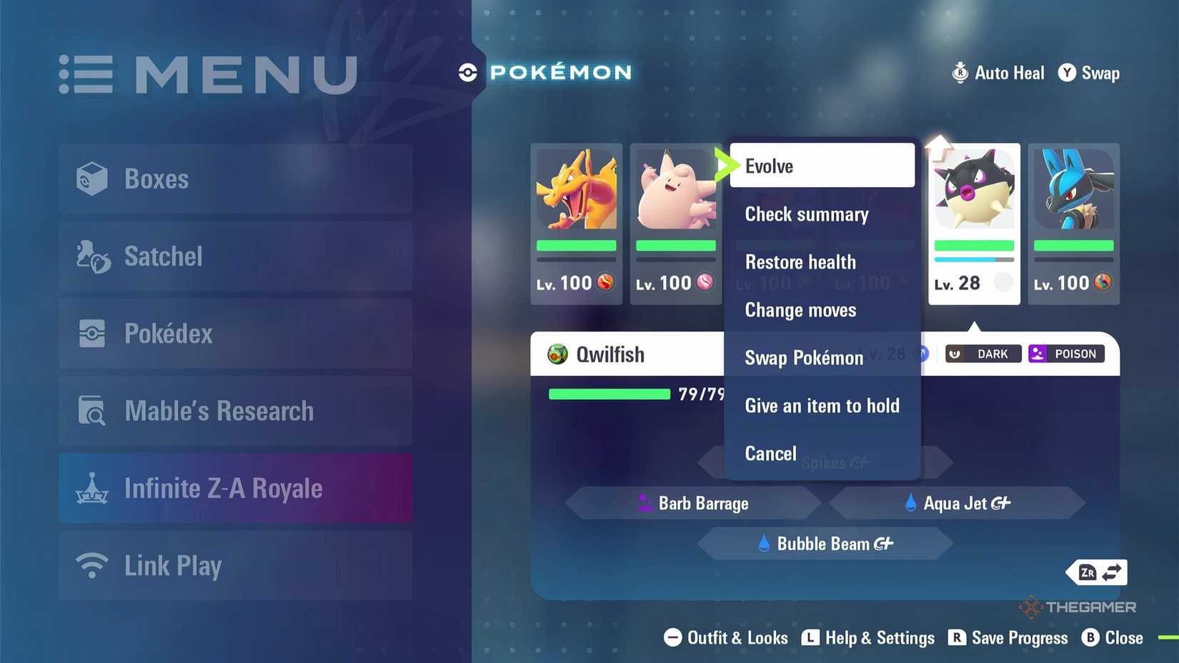 Como capturar Hisuian Qwilfish e evoluir para Overqwil em Pokémon Legends: Z-A – Mega Dimension - Imagem do artigo original