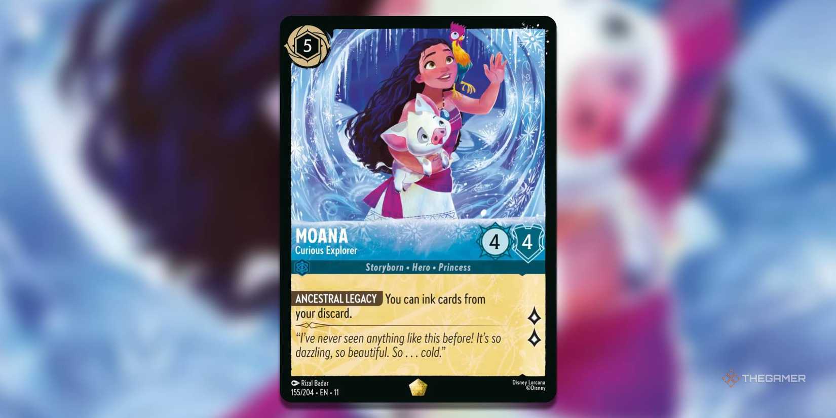 Cartas mais valiosas da coleção Winterspell de Disney Lorcana - Imagem do artigo original