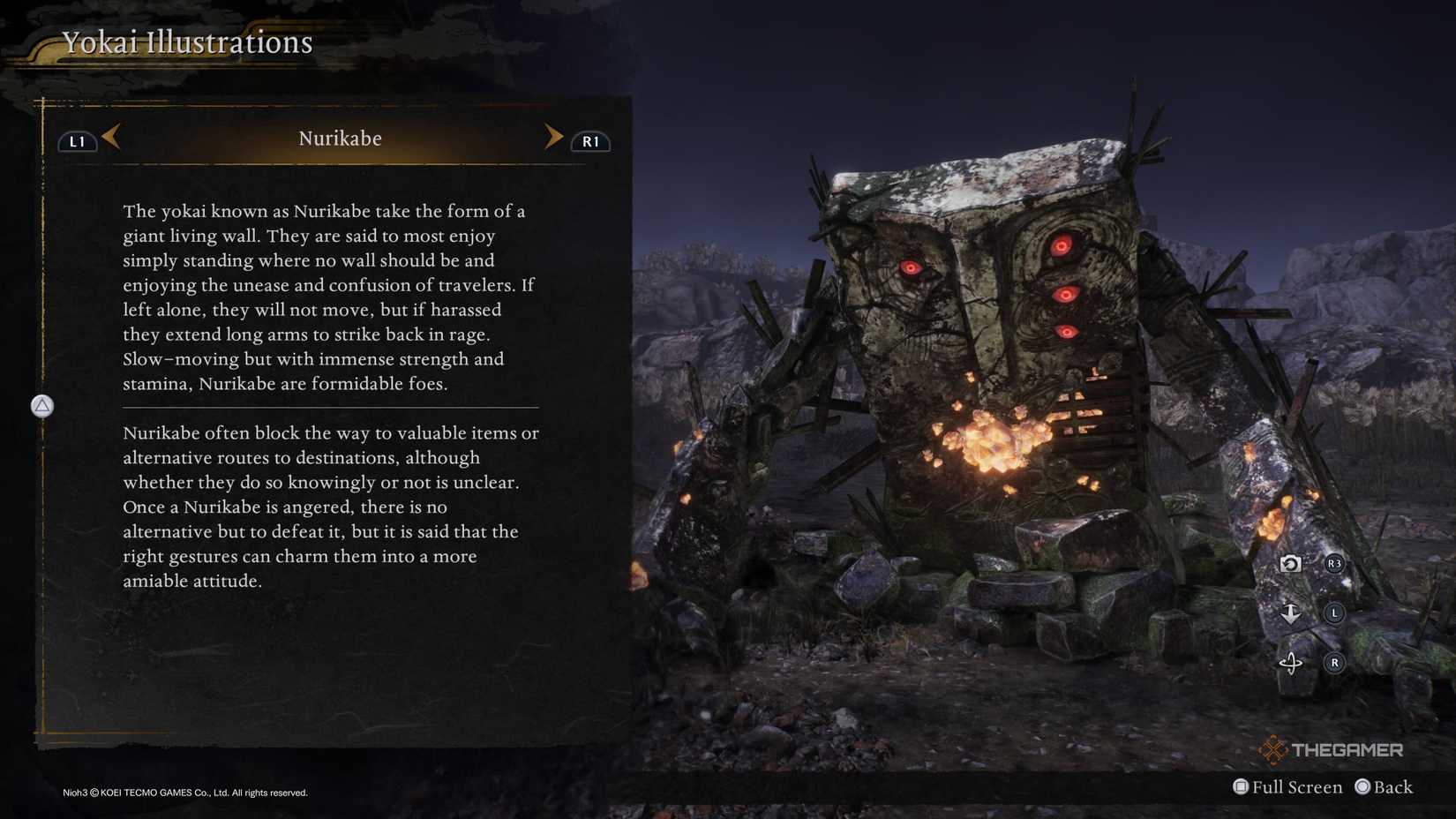 Nioh 3 traz de volta os Nurikabe; veja como superar o inimigo sem combate - Imagem do artigo original