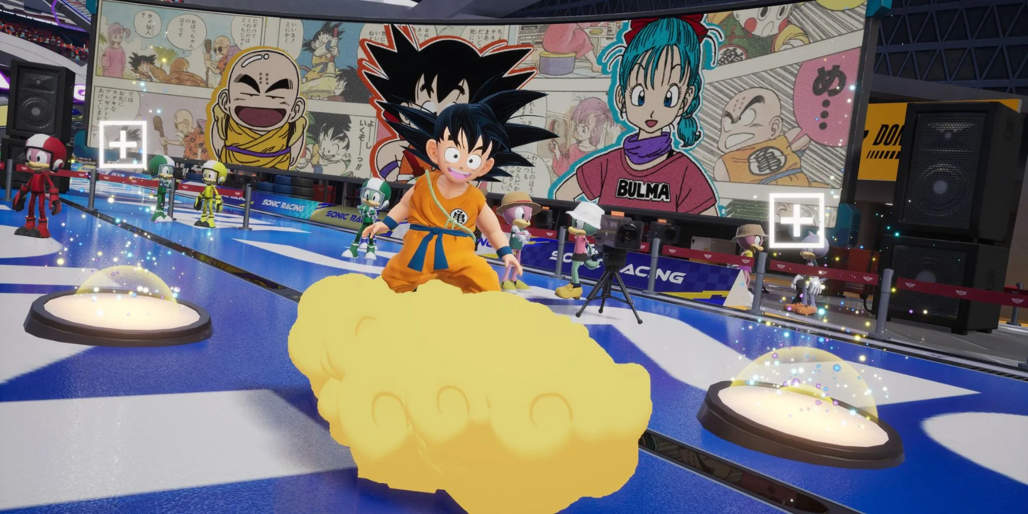 Fã cria mod que leva Kid Goku e a Nuvem Voadora para Sonic Racing: CrossWorlds - Imagem do artigo