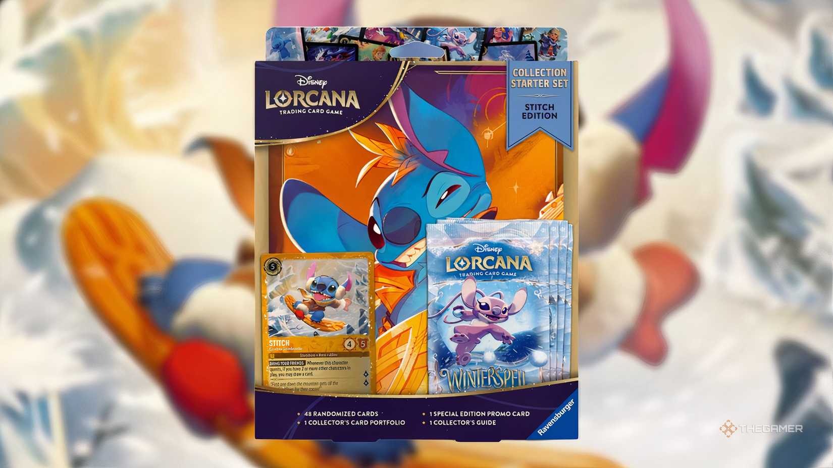Disney Lorcana anuncia starter set Stitch Winterspell para março de 2026 - Imagem do artigo original