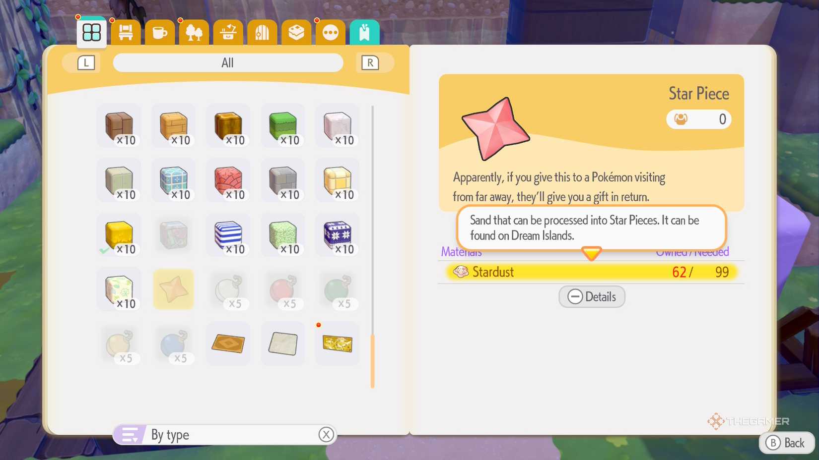 Guia explica como coletar Stardust e fabricar Star Pieces em Pokémon Pokopia - Imagem do artigo original