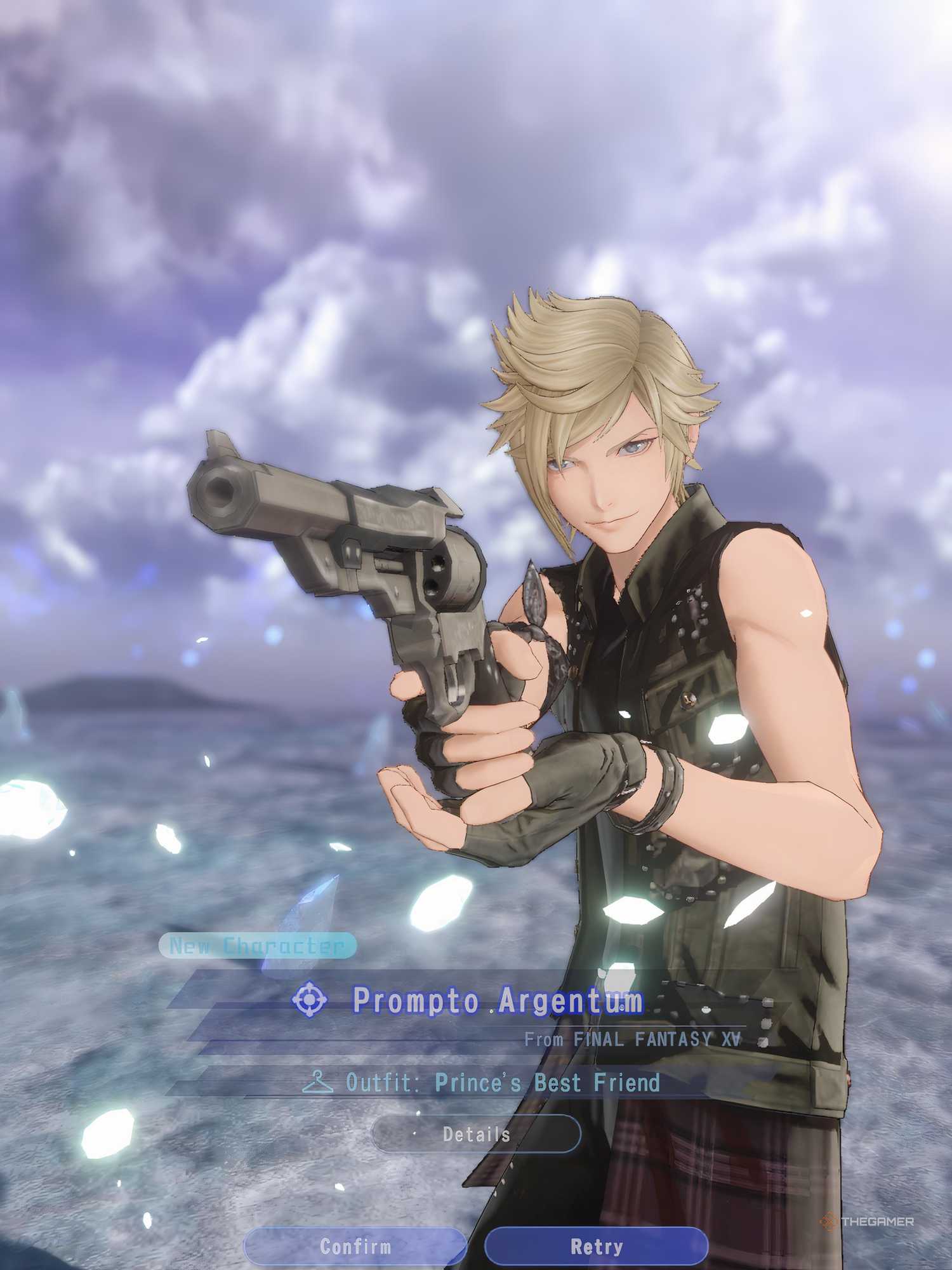 Guia detalha melhor configuração para Prompto Argentum em Dissidia Duellum Final Fantasy - Imagem do artigo original