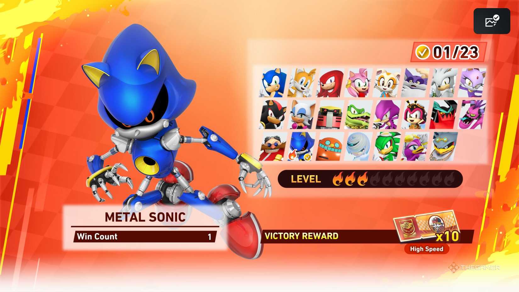 Guia completo de personagens e atributos em Sonic Racing: CrossWorlds - Imagem do artigo original