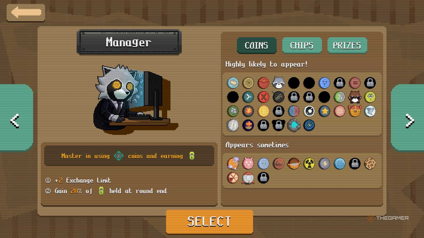 Raccoin: passo a passo para desbloquear os seis personagens e entender suas vantagens - Imagem do artigo original