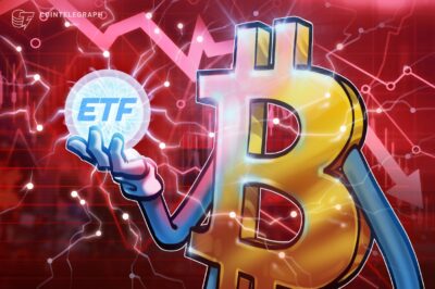 Saídas de US$201,8 mi abalam ETFs de Bitcoin e encerram nove dias