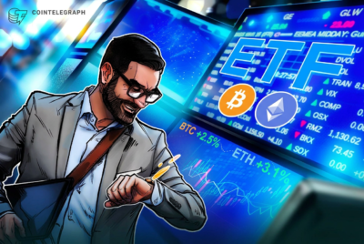 Entradas em ETFs cripto dos EUA desaceleram, mas mantêm sequência positiva