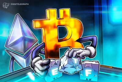 ETFs: Bitcoin registra saídas de US$462,7 mi; Ether atrai US$196,9 mi