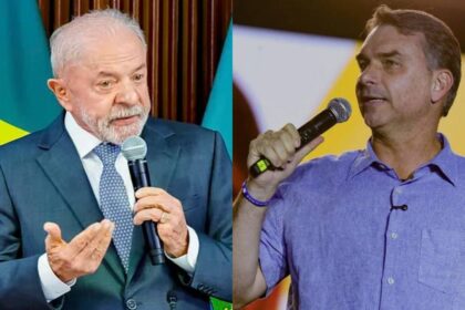 Pesquisa aponta empate técnico entre Lula e Flávio; margem é 1,1 ponto