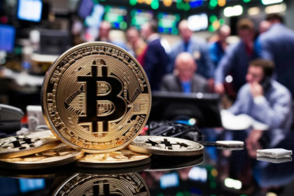 Bitcoin recua a US$ 81.448 com pressão de venda em ações de IA