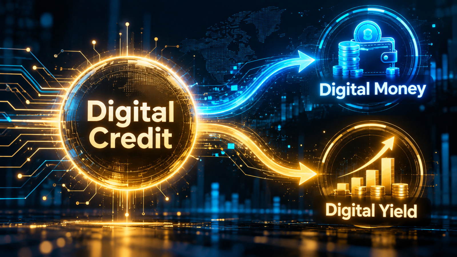 Como o crédito digital gera dinheiro e rendimentos digitais