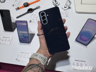 Galaxy A57 5G cai para R$1.621 com cupom e pagamento via Pix