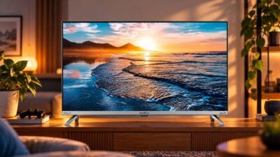 Garanta Smart TV Britânia 32 polegadas com Roku e Dolby por R$ 879