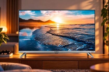 Garanta Smart TV Britânia 32 polegadas com Roku e Dolby por R$ 879