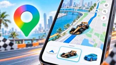 Google Maps libera seta em formato do carro de F1 da McLaren