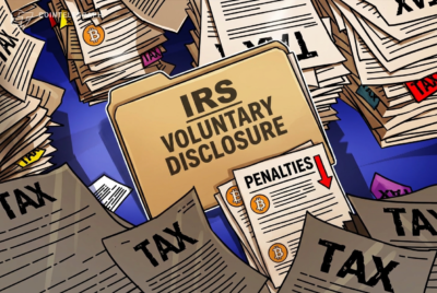 IRS anuncia redução de multas e acelera divulgação de casos com cripto