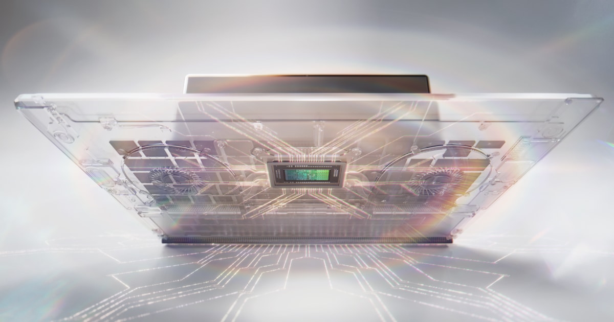 Divulgação da plataforma Nvidia RTX Spark para notebooks e computadores compactos